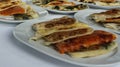 Turkish Adana / Urfa Kebap stock photo. Middle, bulgur. Royalty Free Stock Photo