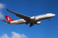 Turkish Airlines Airbus A330 Royalty Free Stock Photo