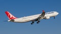 Turkish Airlines Airbus A330-330 Departure Royalty Free Stock Photo