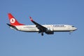 Turkish Airlines Boeing 737-800 Royalty Free Stock Photo