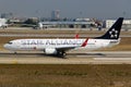 Turkish Airlines Boeing 737-800 Star Alliance Royalty Free Stock Photo