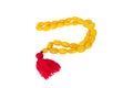 Turkish amber rosary Royalty Free Stock Photo