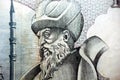 The Turkish architect Mimar Sinan (1490 - 1588) on the reverse side of 10000 ten thousand Turkish lira banknote Royalty Free Stock Photo