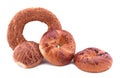 Turkish bagels. ( Simit,pogaca and acma ) Royalty Free Stock Photo