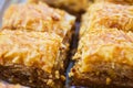 Turkish baklava Royalty Free Stock Photo