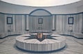 Turkish bath (Hamam) with steam at hotel's spa