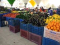 Turkish bazaar fruit and vegetable stall