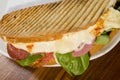 Turkish Bazlama Tost / Toast sandwich Royalty Free Stock Photo