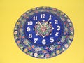 Turkish blue clock