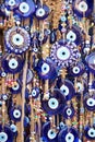 the Turkish blue eye - evil eye Royalty Free Stock Photo