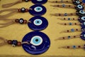 the Turkish blue eye - evil eye Royalty Free Stock Photo