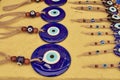 the Turkish blue eye - evil eye Royalty Free Stock Photo