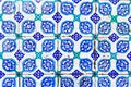 Turkish Blue Tile Royalty Free Stock Photo