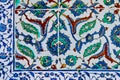 Turkish Blue Tile Royalty Free Stock Photo