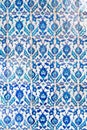 Turkish Blue Tile Royalty Free Stock Photo