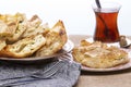 Turkish borek served at a party Royalty Free Stock Photo