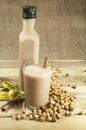 Turkish Boza and chickpea Royalty Free Stock Photo