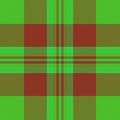 Turkish check seamless vector, naked texture fabric textile. Age background pattern plaid tartan in green and red colors