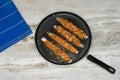 Turkish Chicken Adana Kebab, prepared with Red Bell Peppers