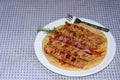 Turkish Chicken Adana Kebab, prepared with Red Bell Peppers
