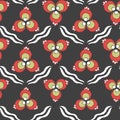 Turkish chintamani pattern Royalty Free Stock Photo