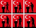 Turkish citizens vote for election in Turkey