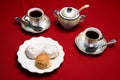 Turkish coffe and desserts Royalty Free Stock Photo