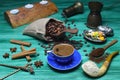 Turkish coffee concept. Royalty Free Stock Photo