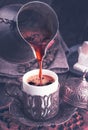 Turkish coffee dark Royalty Free Stock Photo