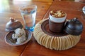 Turkish coffee with hazelnut