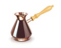 Turkish Coffee pot with handle.