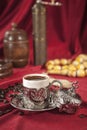 Turkish coffee set Royalty Free Stock Photo