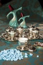 Turkish coffee set Royalty Free Stock Photo