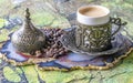 Arranagement of Turkish coffee