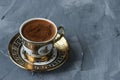 Turkish coffee ,traidtional drink Royalty Free Stock Photo