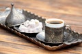 Turkish coffee and turkish delight