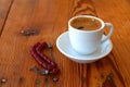 Turkish coffee. Turkish delights, rosary Royalty Free Stock Photo