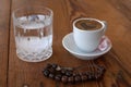 Turkish coffee. Turkish delights, rosary Royalty Free Stock Photo