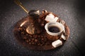 Turkish coffee TÃÂ¼rk kahvesi Royalty Free Stock Photo