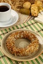 Turkish core simit Royalty Free Stock Photo