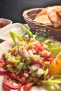 Turkish cuisine salad starter appertizer Royalty Free Stock Photo