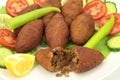 Turkish cuisine, stuffed meatballs with bulgur - ( icli kofte )