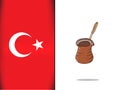 Turkish culture for Turkish coffee pot icon