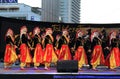 Turkish dancers stage performance