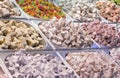 Turkish delight in Istanbul Grand Bazaar Royalty Free Stock Photo