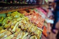 Turkish delight in Istanbul Grand Bazaar Royalty Free Stock Photo