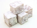 Turkish delight (lokum) confection Royalty Free Stock Photo