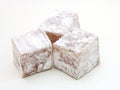 Turkish delight (lokum) confection Royalty Free Stock Photo