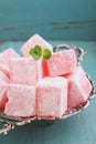 Turkish delight, lukum Royalty Free Stock Photo