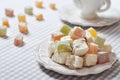 Turkish delight Royalty Free Stock Photo